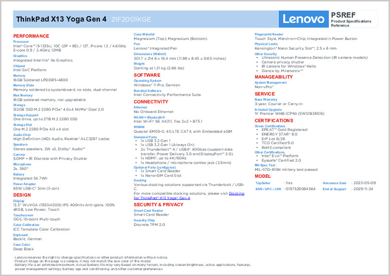 Datenblatt_ThinkPad_X13_Yoga_Gen_4_21F2001KGE.pdf